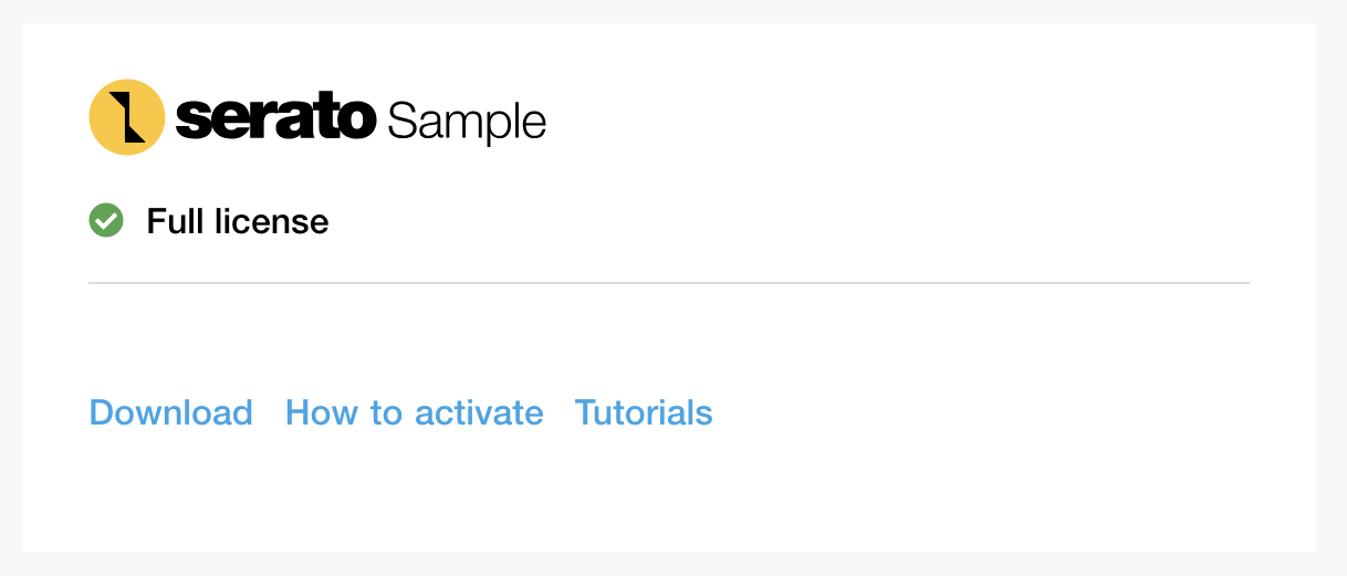 Serato sample